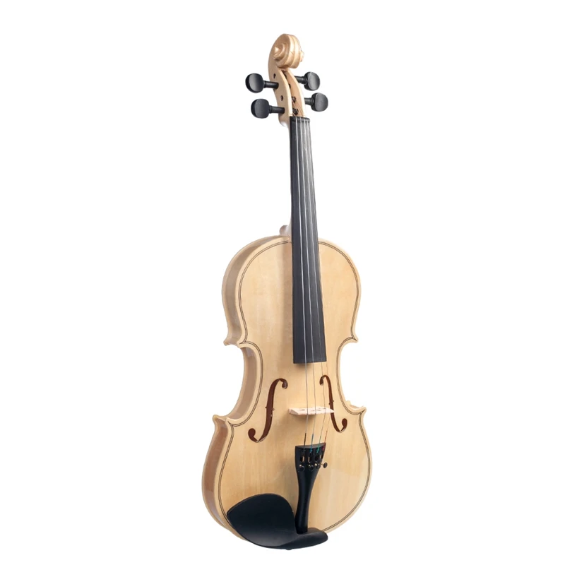 

Acoustic Violin Adult Student Violin Full Size 4/4 Violin Smooth Polished Surface Violin Bow Box Set New