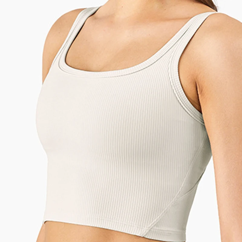 Seamless Yoga Bra Women Fitness Bra Breathable Workout Bralette Sleeveless Crop Top Solid Gym Clothing Sport Tops Push Up