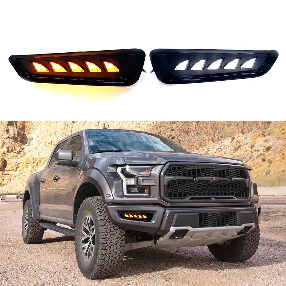 

Для Ford F150 Raptor 2017-2020 светодиодные дневные ходовые огсветильник с указателем поворота