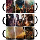 Волшебная кружка для кофе Доктор Кто, 350 мл, керамическая кружка и чашки для путешествий, меняющие цвет, Прямая поставка