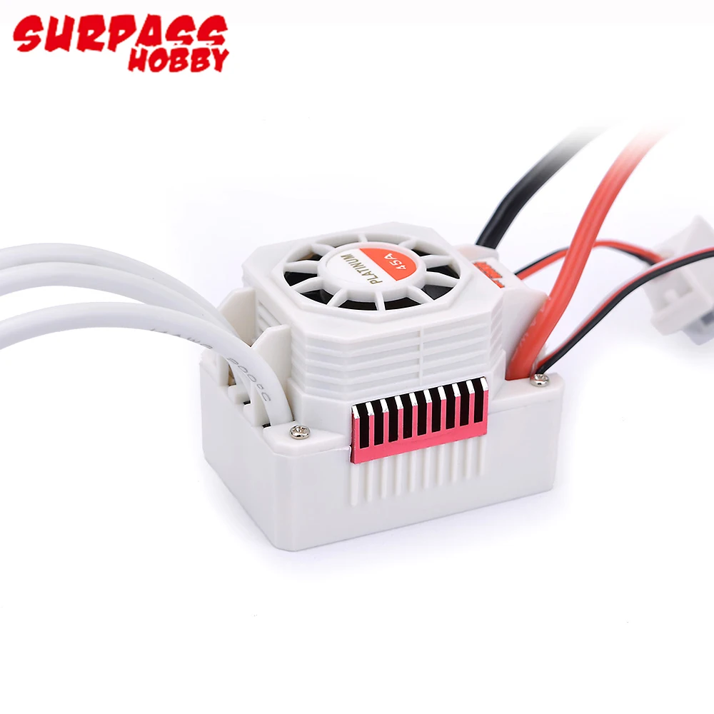 Водонепроницаемая машинка Surpass Hobby Platinum 45A/60A ESC для радиоуправляемых
