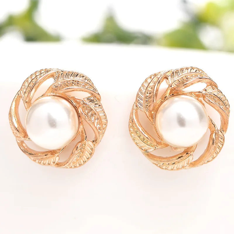 

Earrings For Women Korean Fashion High-end Pearl Diamond-studded Geometric Temperament Earrings Jewelry Transparent Earrings