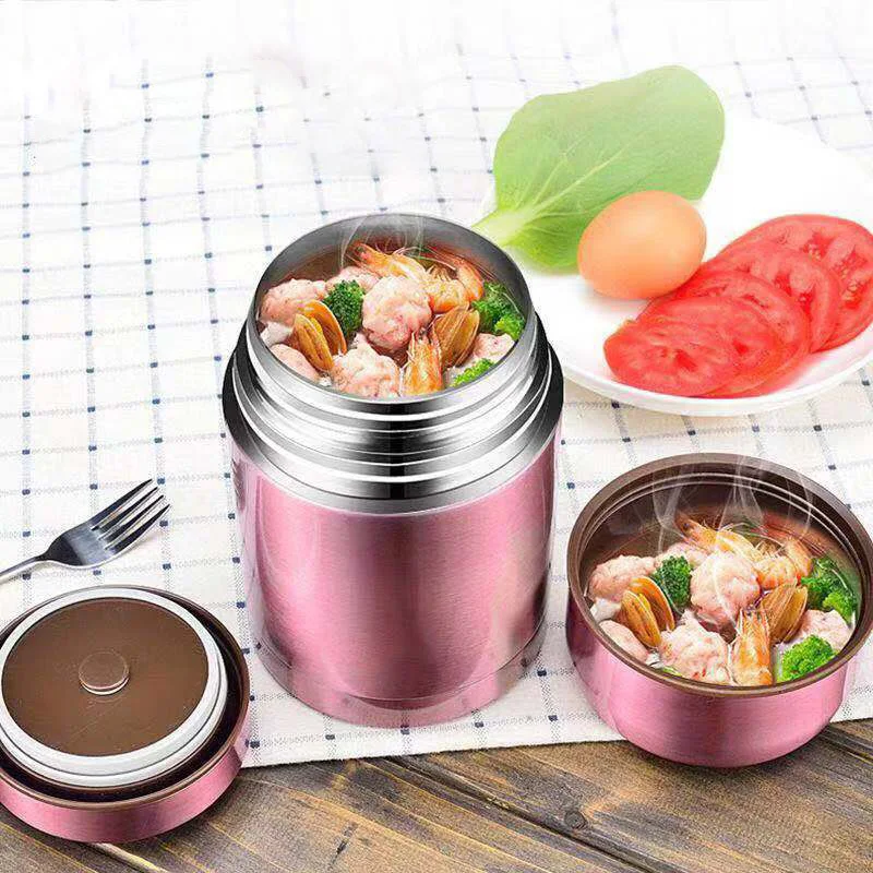 

Ланч-бокс из нержавеющей стали с изоляцией, офисный стакан для тушения с вакуумной изоляцией, стакан для ланча с рисом для студентов