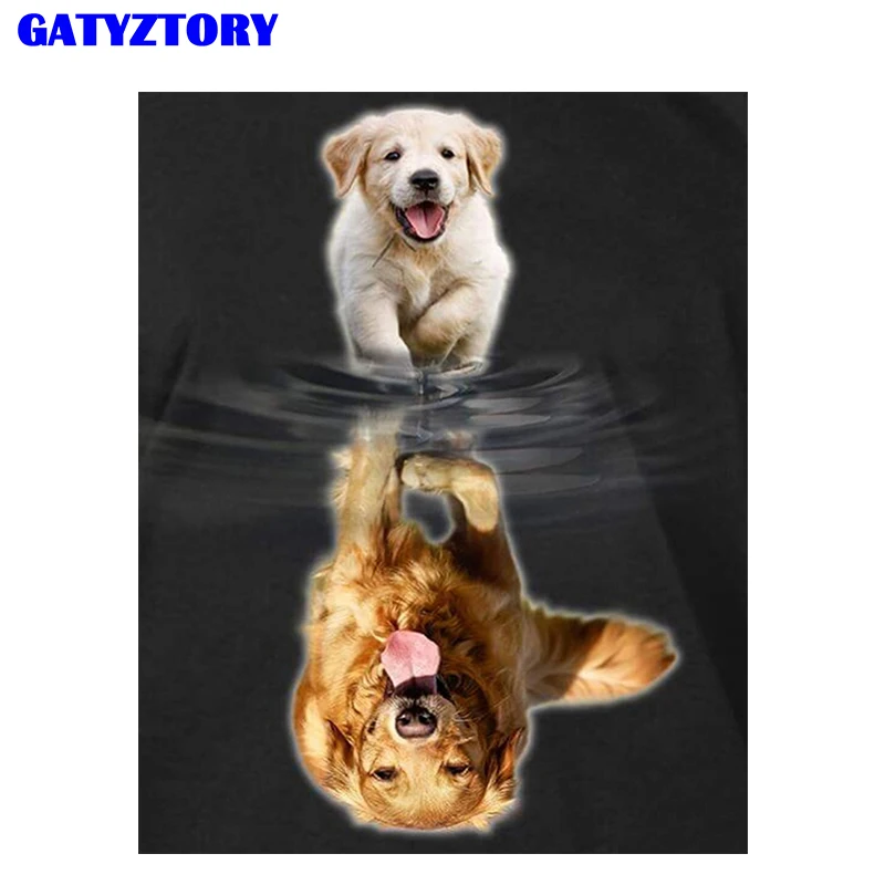 Картина по номерам на холсте с изображением собаки | Дом и сад