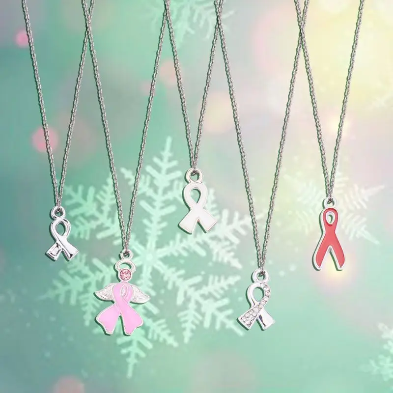 

1 Box Ribbon Alloy Enamel Charms Pendants Handmade DIY Jewelry Making Accessory 62KE
