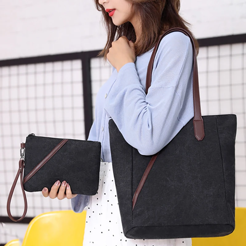 

Baby Bag Nappy Diaper Bag Set Maternity Bags Handbag Canvas Travel 2pcs/set Mummy Shoulder Bag BSL036