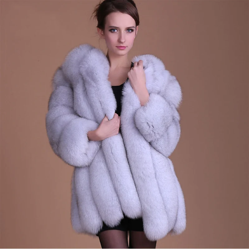 Jacket Coat Winter Women Casual Elegant Oversized Designer Warm Fashion Fluffy Shaggy Coat Faux Fur High Quality New Arrival