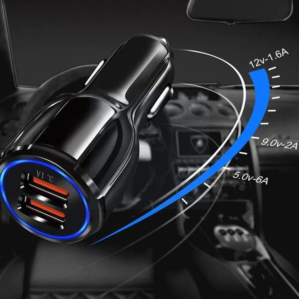 

Мини-зарядное устройство 18 Вт, адаптер для прикуривателя USB, автомобильное зарядное устройство для Xiaomi 3,0, зарядное устройство для телефонов...