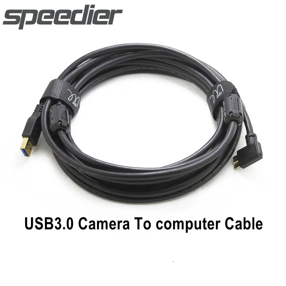 

Micro USB3.0 Tether Shooting Cable 5M For Nikon D800 D800E D810 D850 D5 500D FUJI XH1 USB3.0 Camera To Computer High Speed Cable