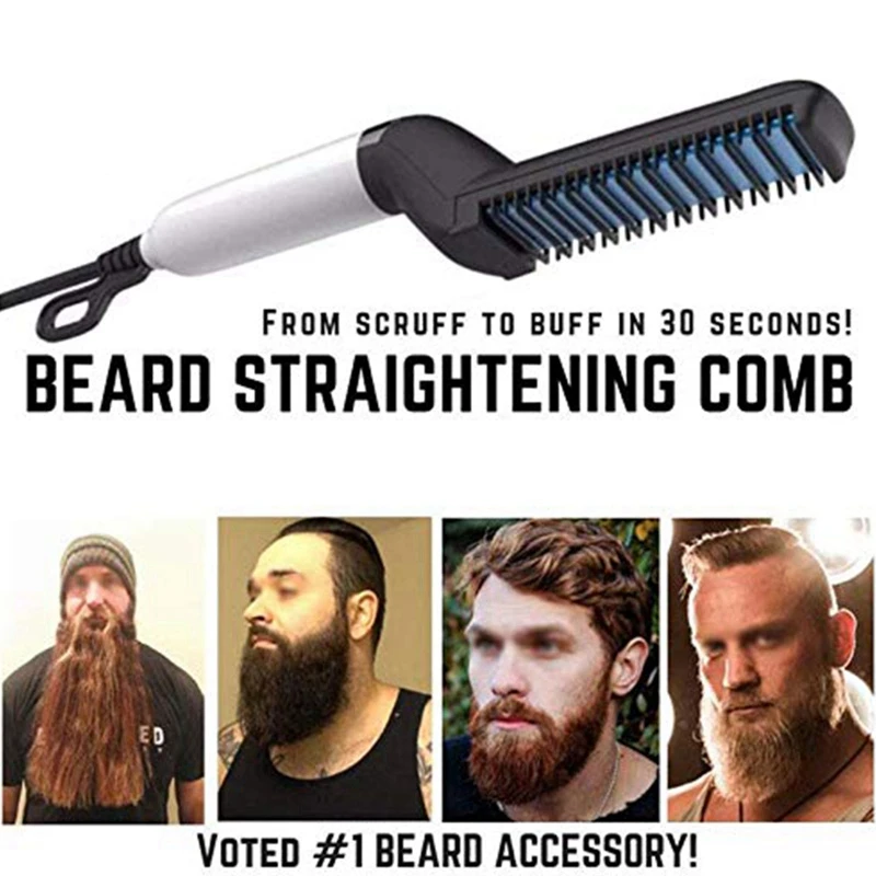 Au Plug Электрический выпрямитель для бороды мужчин Профессиональный быстрый