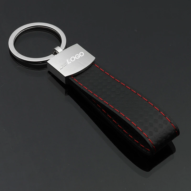 Высококачественный кожаный металлический Автомобильный Брелок Для amg подвеска 4s