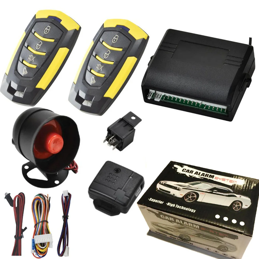 

2019 High Quality 12V Car Auto Alarm Remote Central Door Locking Vehicle Keyless Entry System Kit Car Styling dfdf