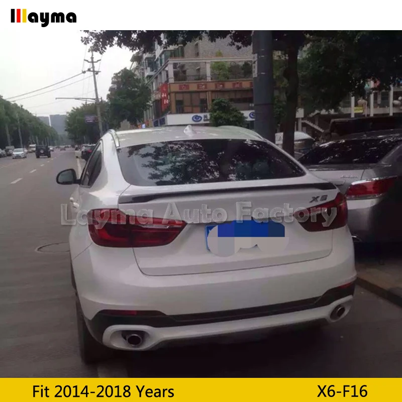 Стильный спойлер для заднего багажника из углеродного волокна BMW X6 xDrive 28i 35i 50i 2014