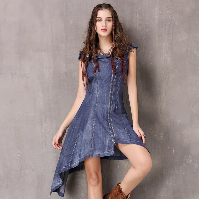 Европейское и американское женское летнее джинсовое тонкое сексуальное ретро