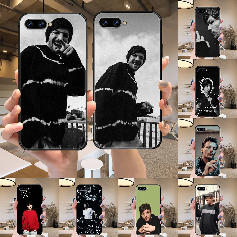 Чехол для телефона Louis Tomlinson One Direction Huawei Honor 6 7 8 9 10 10i 20 A C X Lite Pro Play черный мягкий