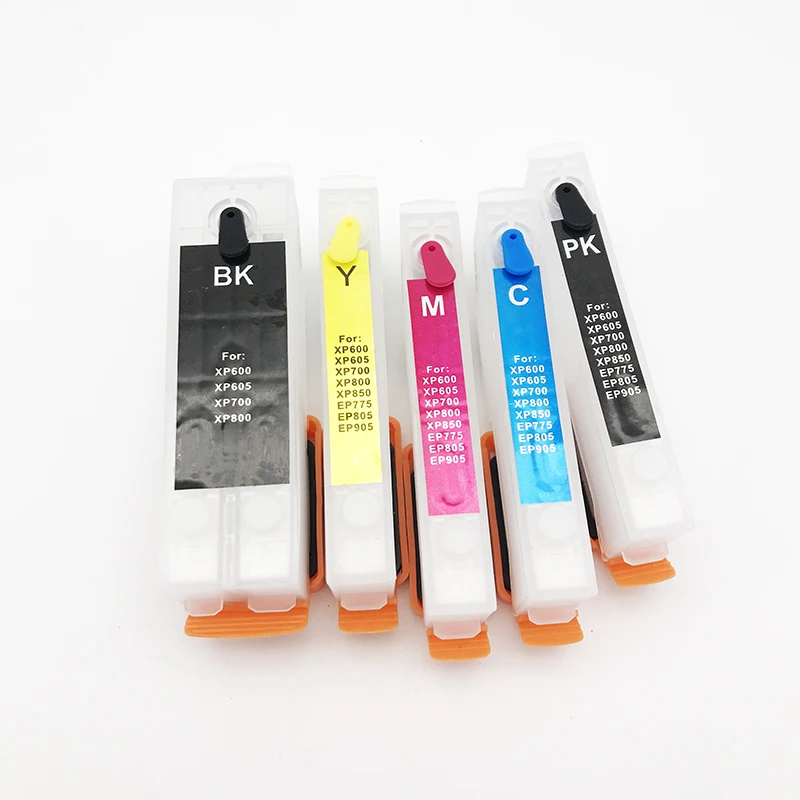 vilaxh T2621 T26 Refillable Ink Cartridge For Epson T2631 Expression XP 510 600 605 610 615 710 810 XP-600 XP-605 XP-700 XP-800 |