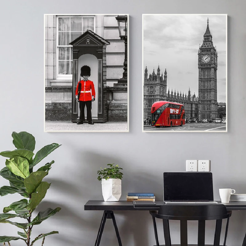 Плакаты и принты для фотографий Биг Бен защита Лондона Настенная картина на