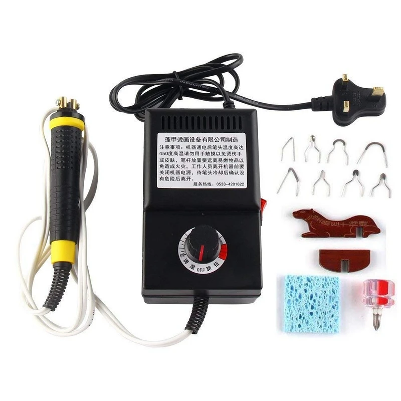 Ручка для пирографии по дереву 60 Вт профессиональная цифровая сварочная ручка