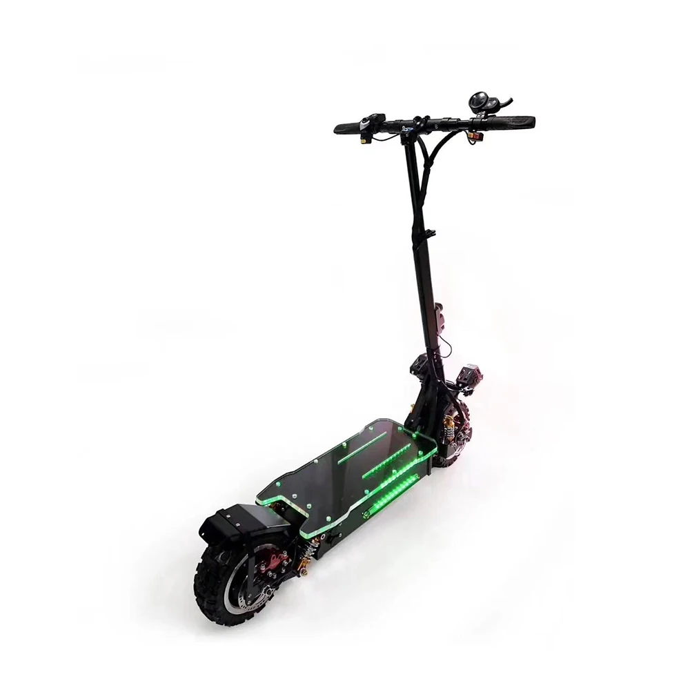 Billig 11 Zoll Elektrische Roller 3200W Off-road Motor 60V 20ah -30ah Lithium-batterie Doppel Vorne Hinten Rad Stick Top Geschwindigkeit 80 Km/h