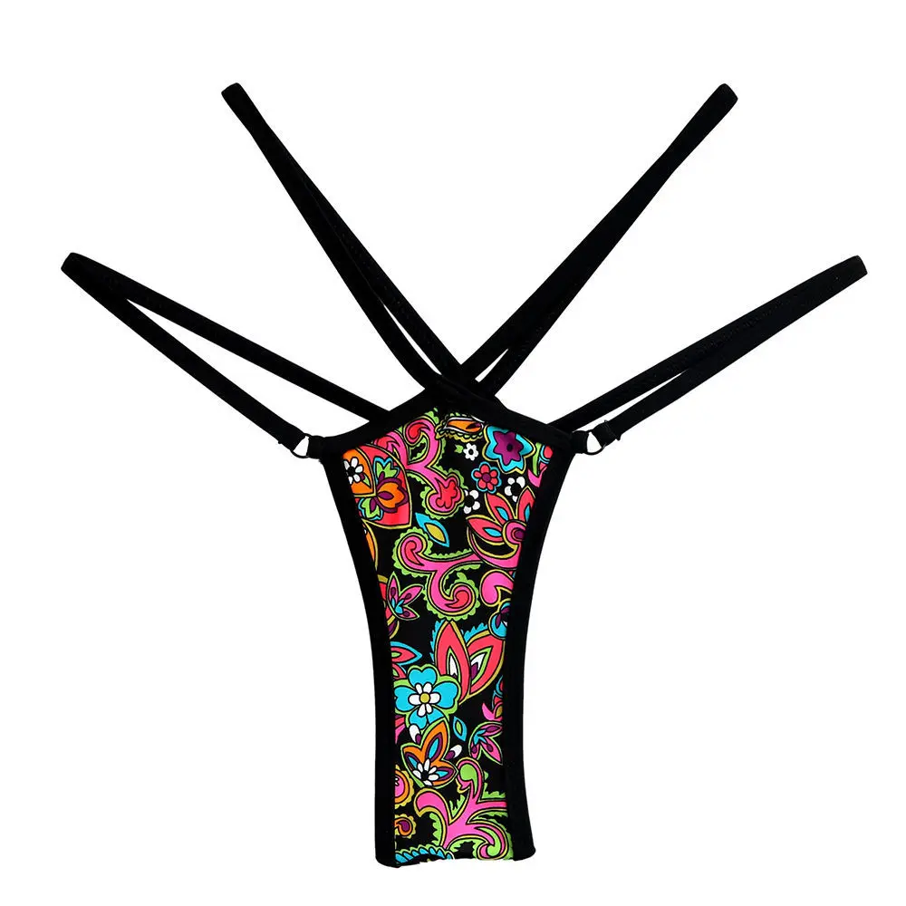 Летний женский купальник-бикини черный купальник бикини купальный костюм микро