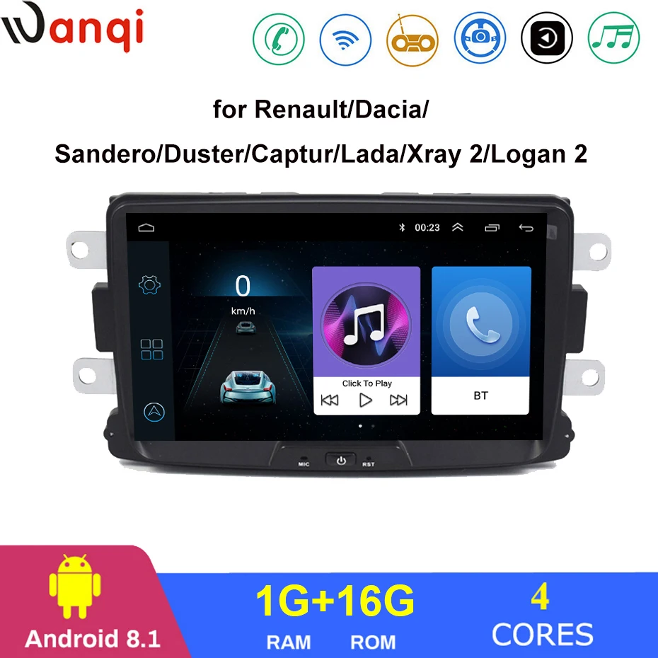 8 дюймов оригинальный стиль android 1 Автомобильный плеер navi для