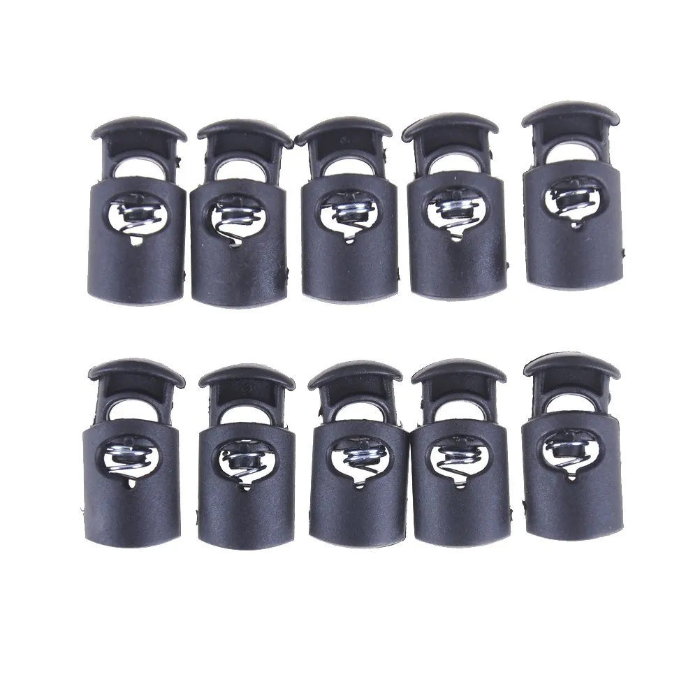 10 шт. пластиковая застежка шпрингельный замок стоп шнурок веревка для шнура