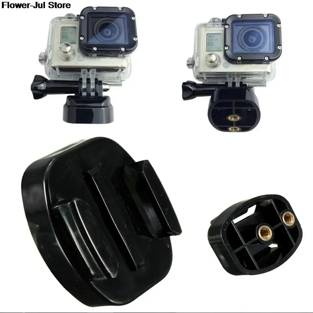 Быстросъемное крепление для GoPro Hero 8 5 7 Black Session Xiaomi Yi 4K/Sjcam SJ4000 штатив пластина