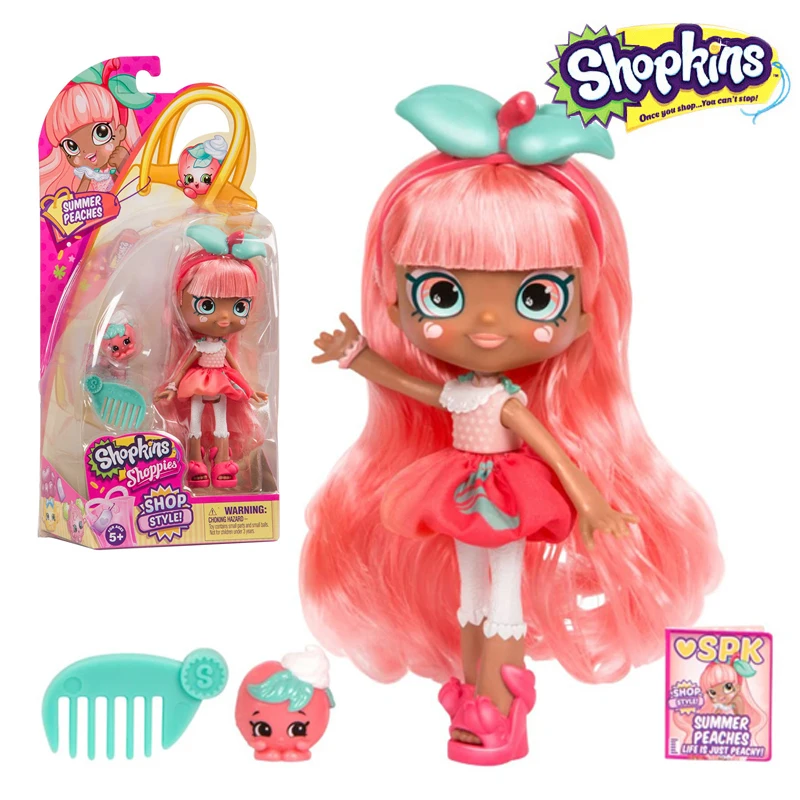Shopkins Shoppies S7 Lolita Pops New Beach Style Shoppie Dolls Serie Doll Party Toy Fashion Set Birthday Surprise Gift for Girl