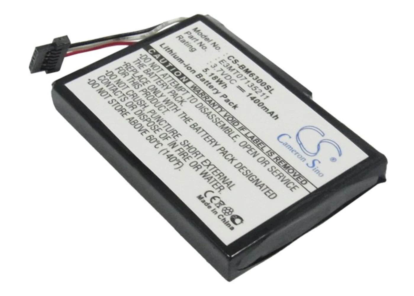 Кэмерон китайско 1400mA Батарея для Jucon GPS 3741|Цифровые аккумуляторы| |