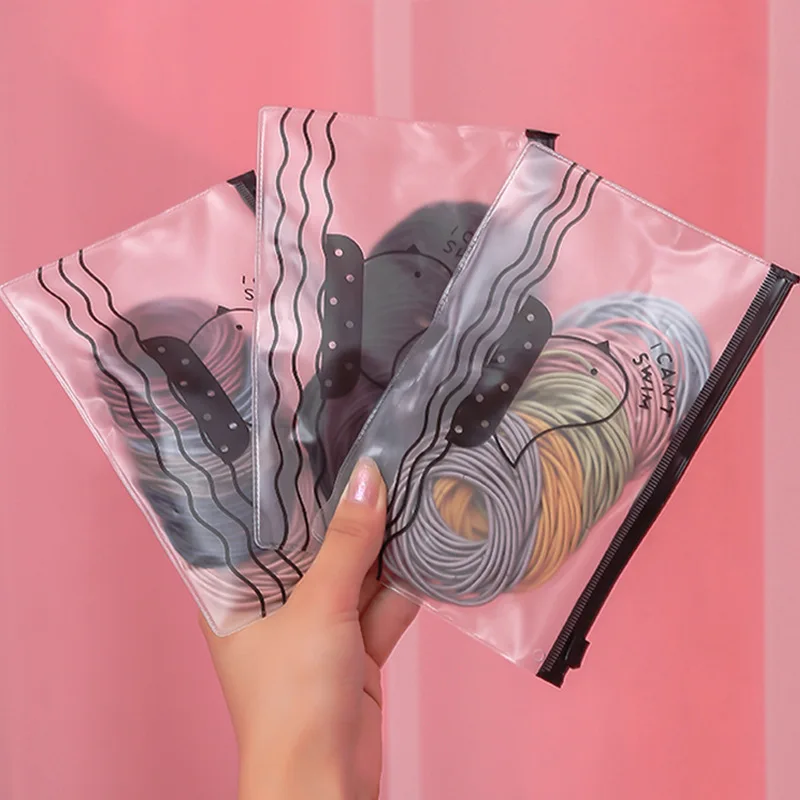 

Резинки для волос нейлоновые, тонкие черные цветные эластичные заколки для хвоста, аксессуары для волос, 100 шт.