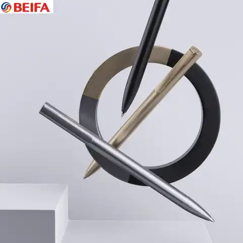 Ручка гелевая вращающаяся металлическая Xiaomi BeiFa, 0,5 мм, черные чернила