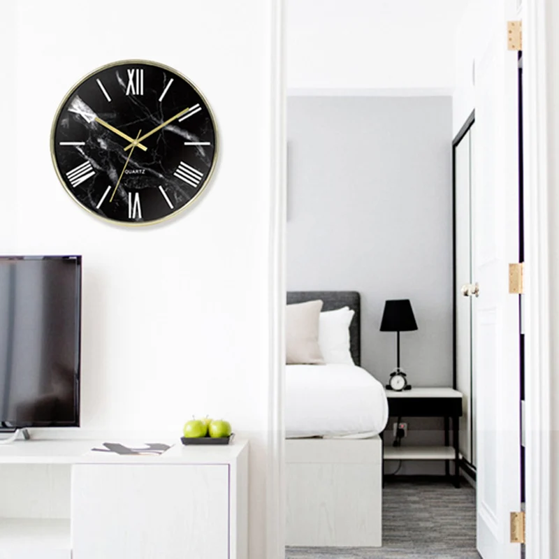 Gold Wall Clock Modern Design Watch Silent Nordic Clocks Home Decor Decoration Living Room Gift Ideas | Дом и сад