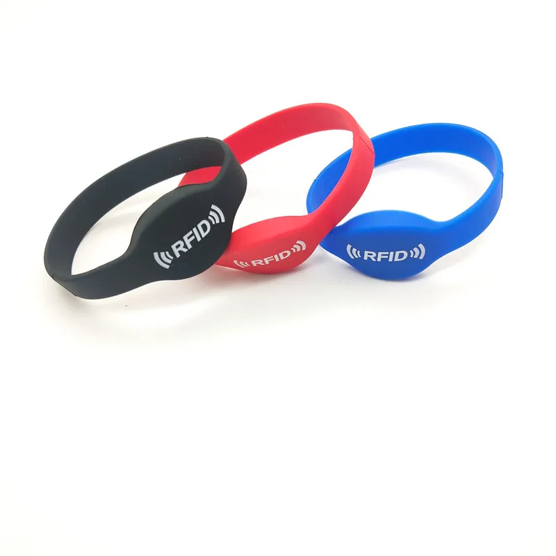 125 кГц EM4305 Перезаписываемый RFID браслет силиконовый браслет копия карты контроля доступа 1 шт случайный цвет - Цвет: 1pcs random-A