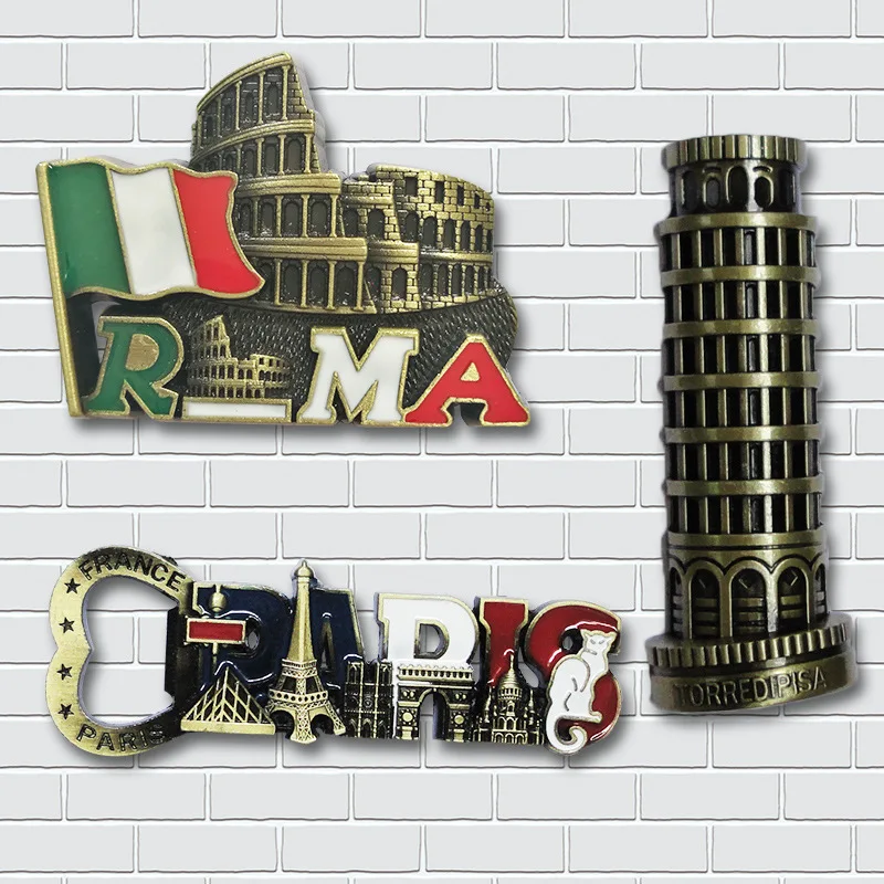 Парижская башня 3D магнит на холодильник французская известная модель здания