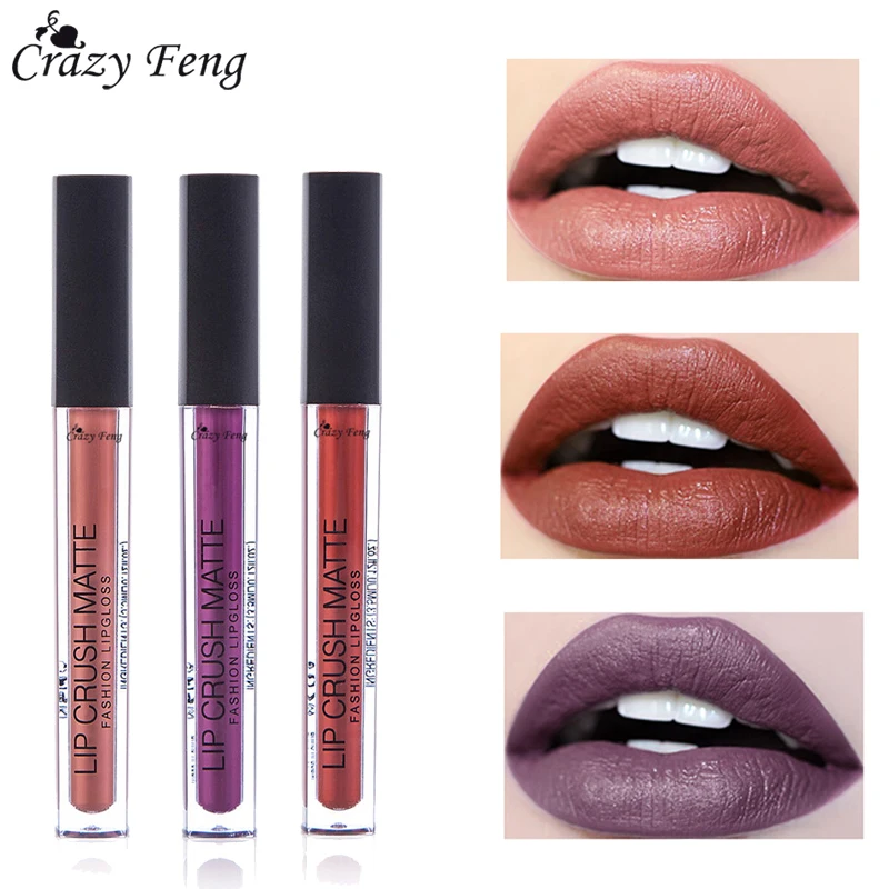 Матовая жидкая губная помада сексуальный блеск для губ матовый стойкий