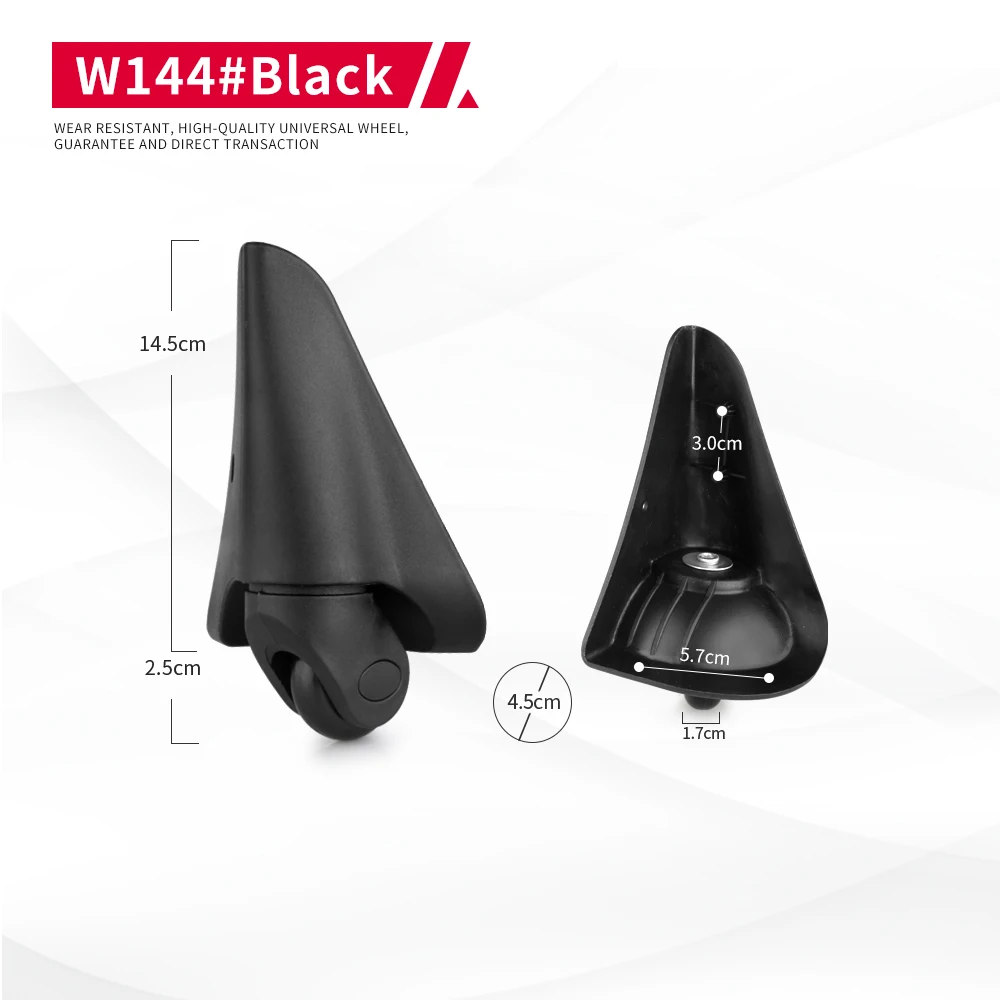 DILONG W144 Travel trolley luggage wheels accessories suitcase replacement universal repair high-end durable wheel