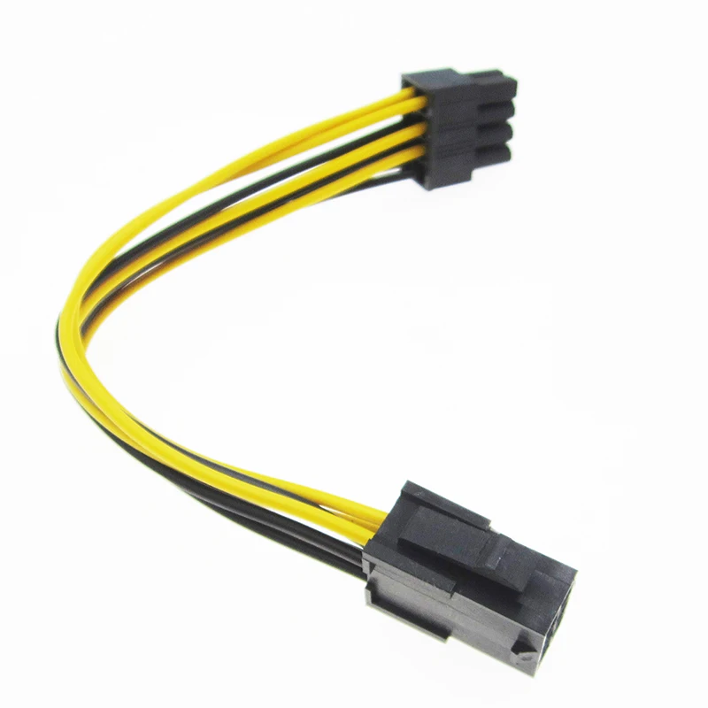 20 см PCIe Express 4 6 контактный к 8 адаптер питания кабель для видеокарты разъем