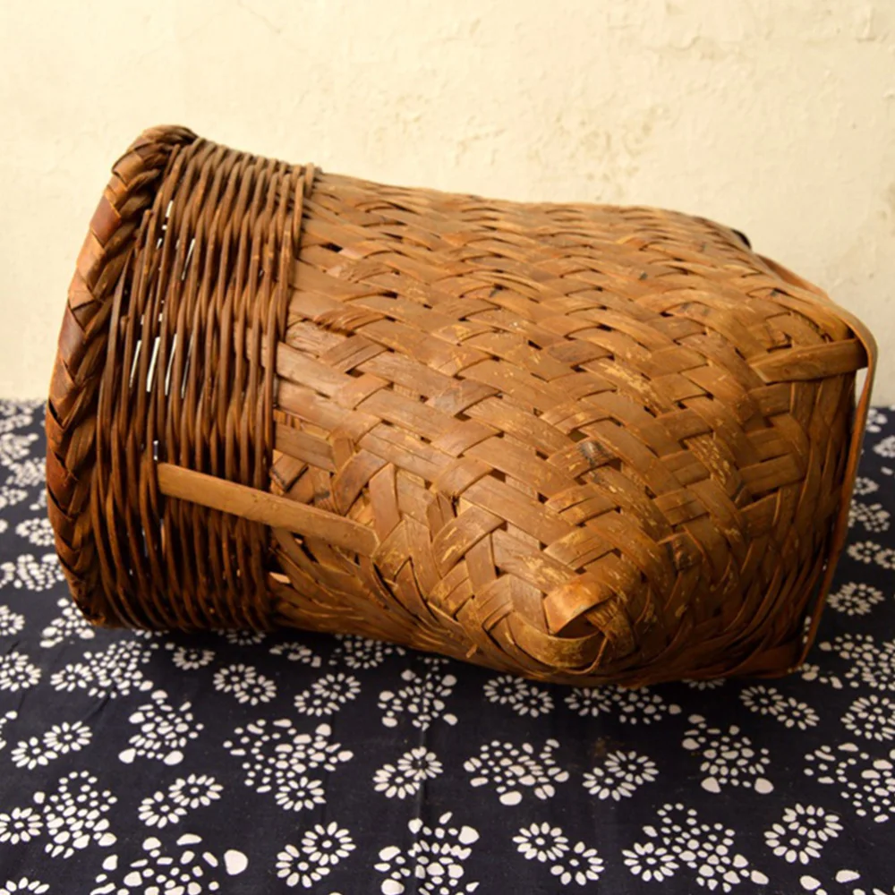 

Woven Basket Bamboo Storage Basket Multi-purpose Basket for Photography Use