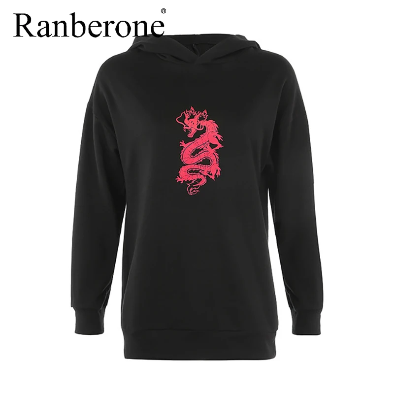 Женские толстовки большого размера однотонные с длинным рукавом женские