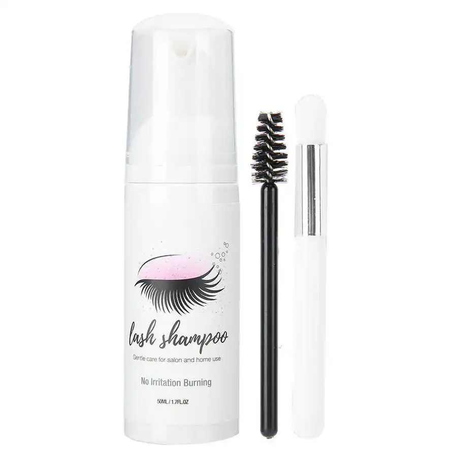 Пенный шампунь для наращивания ресниц средство снятия макияж 50 мл|Средство