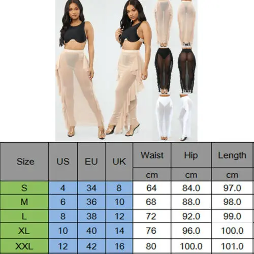 Лидер продаж модная прозрачная летняя пляжная одежда с оборками накидка