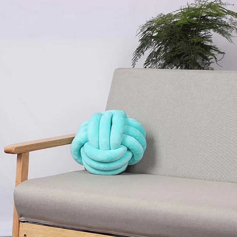 

Nordic Soft Knot Throw Pillow Kids Room Pillow Toy Home Decor Seat Cushion Chair Back Cushion Newborn Photography Prop