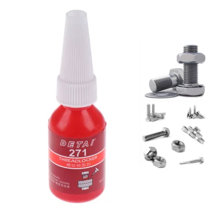 1pcs 10ml Screw Glue Thread Locking Agent Anaerobic Adhesive 243 Oil Resistance Fast Curing For Metal | Инструменты