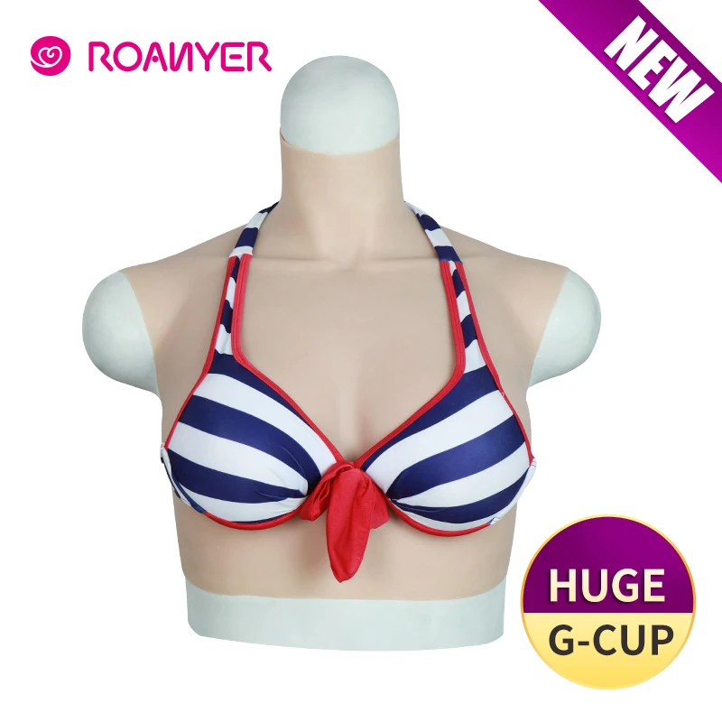 Roanyer трансгендер Трансвестит искусственная силиконовая грудь для мужчин и