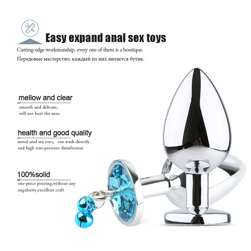 Анальные бусины хрустальные ювелирные изделия Сердце анальный стимулятор