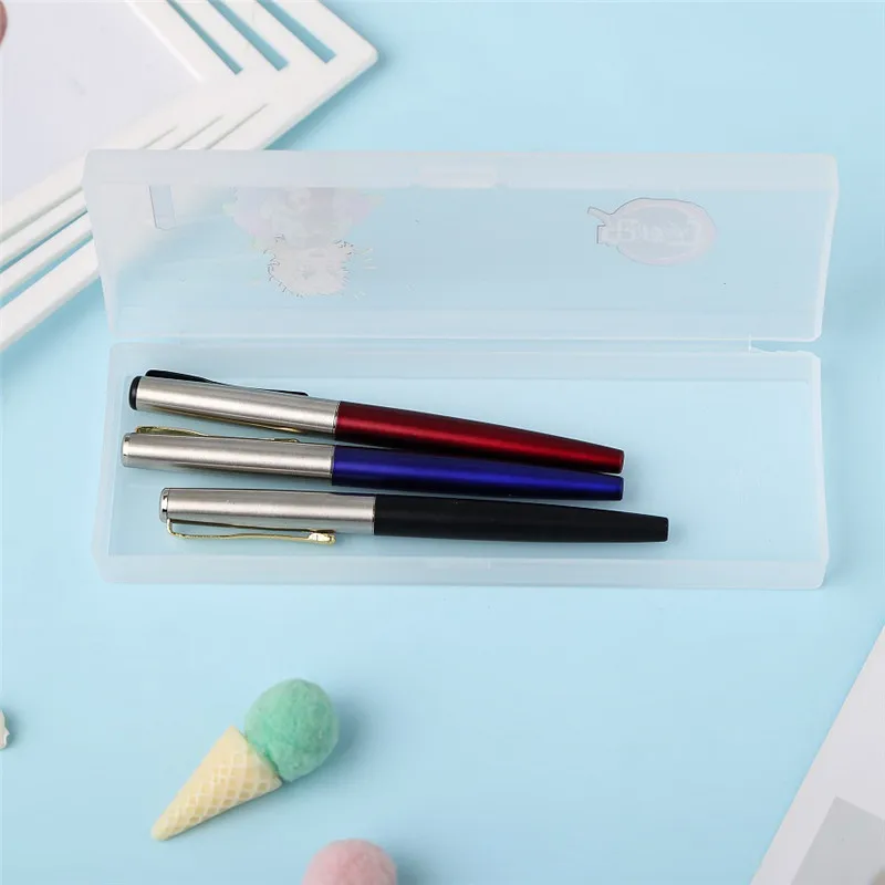 New Anime Demon Slayer Kimetsu No Yaiba Plastic Pencil Box Creative Pen Box Stationery For Loved School Supplies Pink Girl Boy