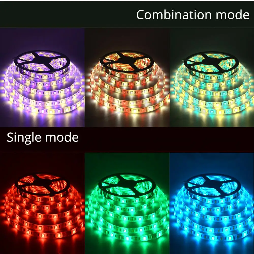 5 м 5050 RGB белый RGBWW IP67 водонепроницаемая гибкая светодиодная лента светильник s праздничный светильник DC 12 В Настольная лампа Ночной светильник ing садовый светильник ing