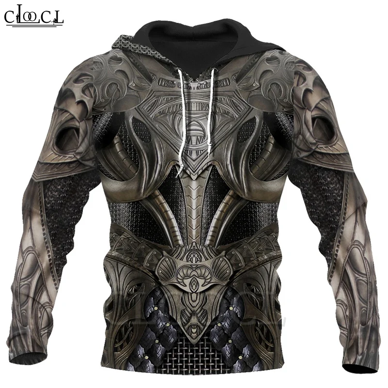 

CLOOCL Chainmail Knight Armor 3D Print Men Hoodie Knights Templar Harajuku Fashion Jacket Pullover Unisex Hot Selling Hoodies