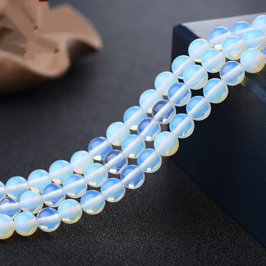 Оптовая цена Камень Опал Кристалл Свободные Круглые бусины для изготовления