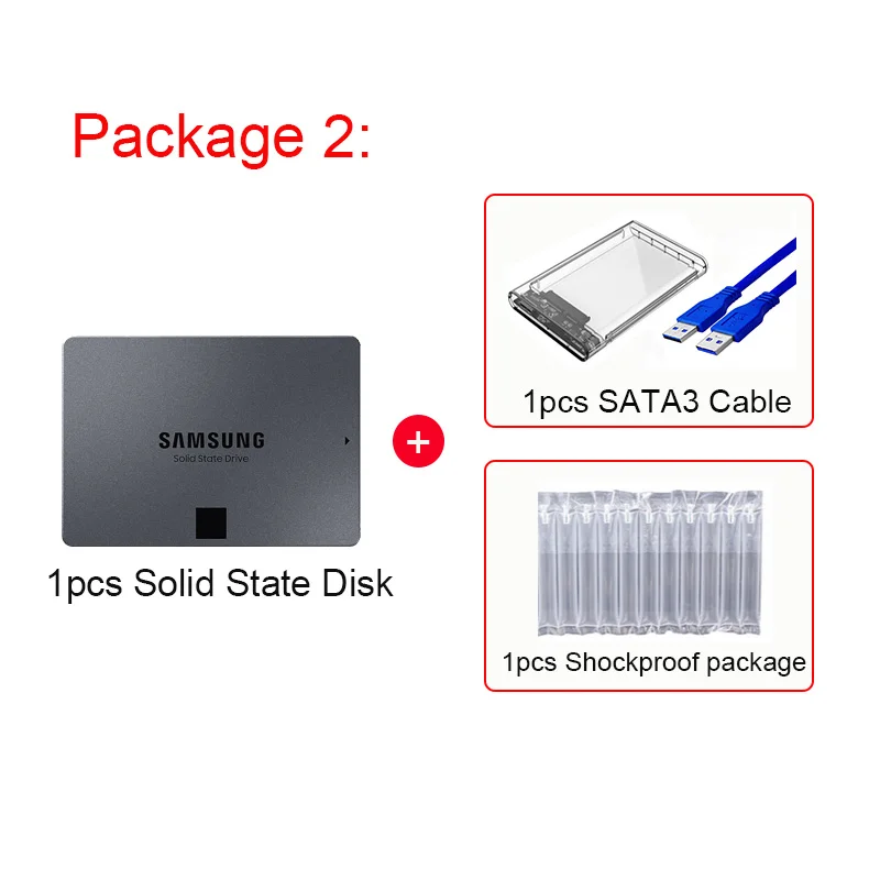 SAMSUNG SSD 860 QVO 1 ТБ Внутренний твердотельный диск HDD жёсткий SATA3 2 5 дюймовый ноутбук